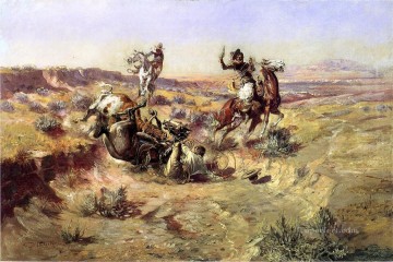 vaquero de indiana Painting - El vaquero de la cuerda rota Charles Marion Russell Indiana